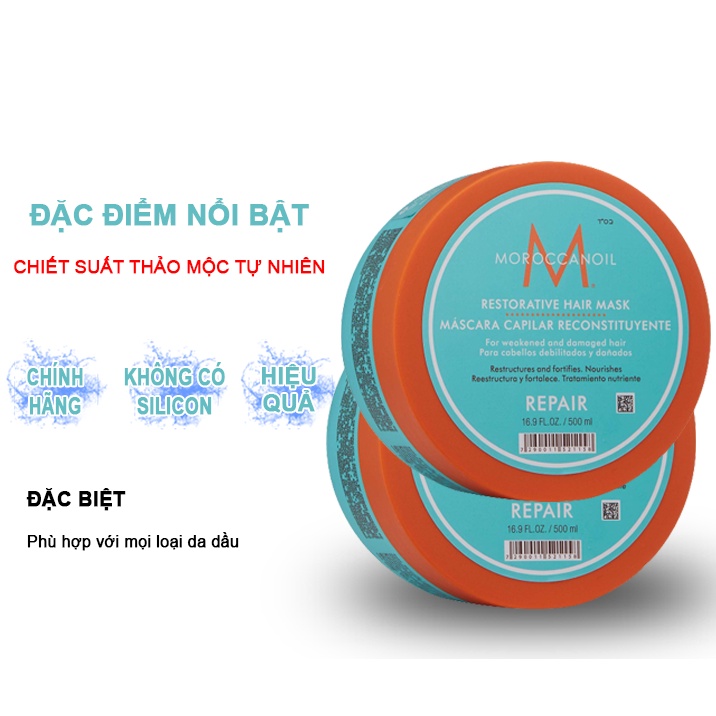 Dầu Hấp Ủ Dưỡng Tóc Sâu MOROCCANOIL 500ML - Ủ Tóc Phục Hồi Hư Tổn Lamyra