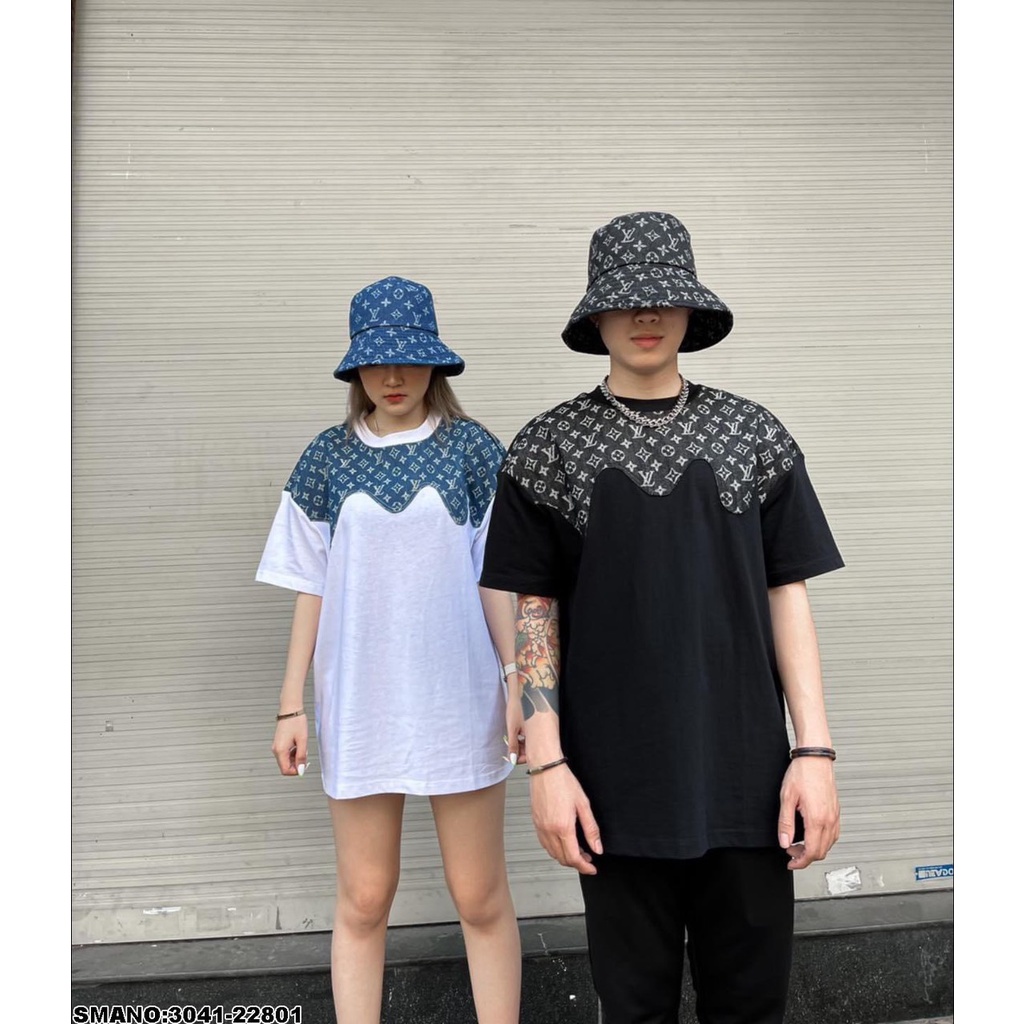 Áo Thun Nam Nữ , Áo Phông In Họa Tiết LV Chất Liệu Cotton 100%.