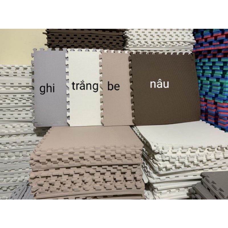 Thảm xốp - xốp ghép sàn ko mùi 60x60 xuất dư - giao đẹp 90%