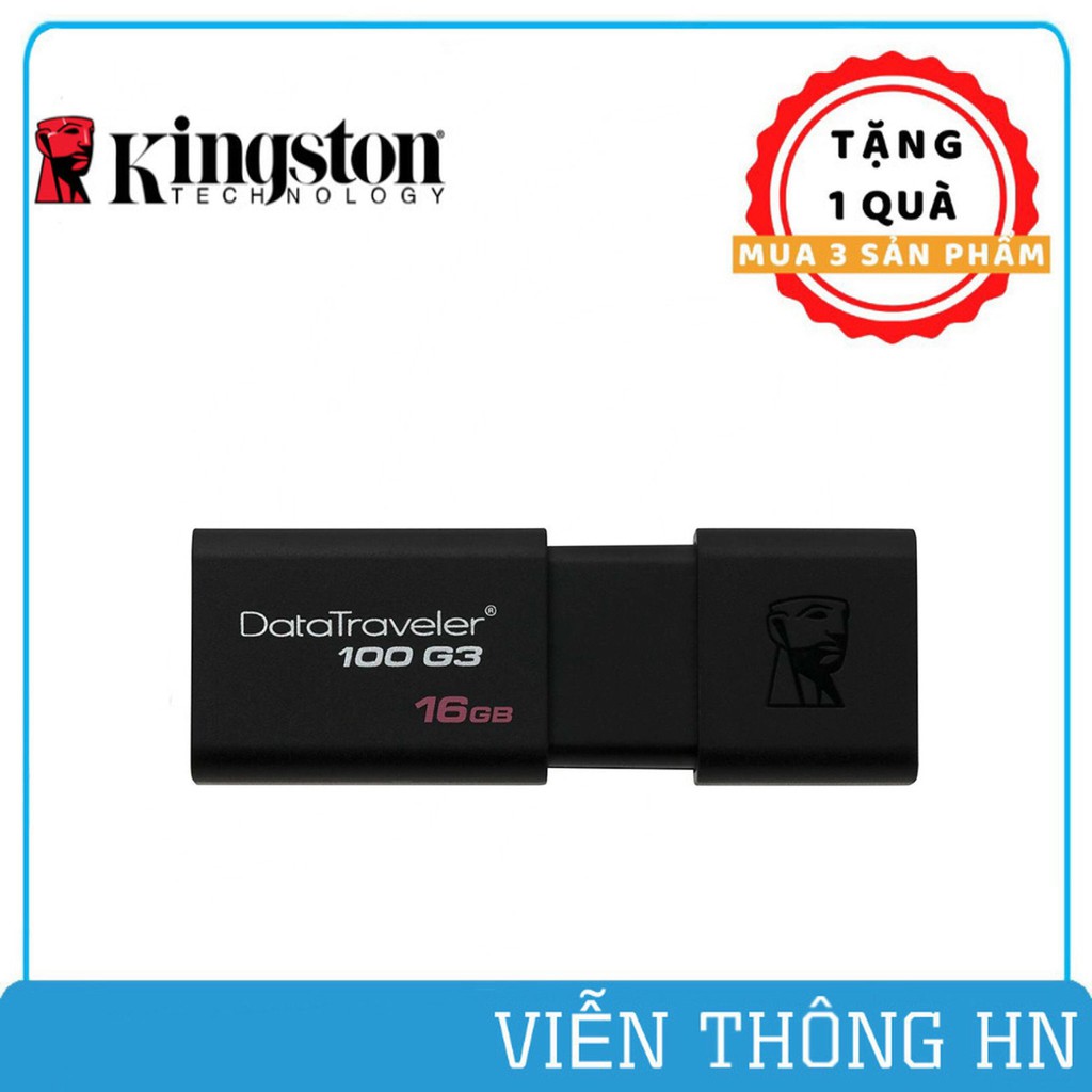 USB 16gb Kingston Data Traveler 100 G3 - USB 3.0 DT100G3 - VIENTHONGHN