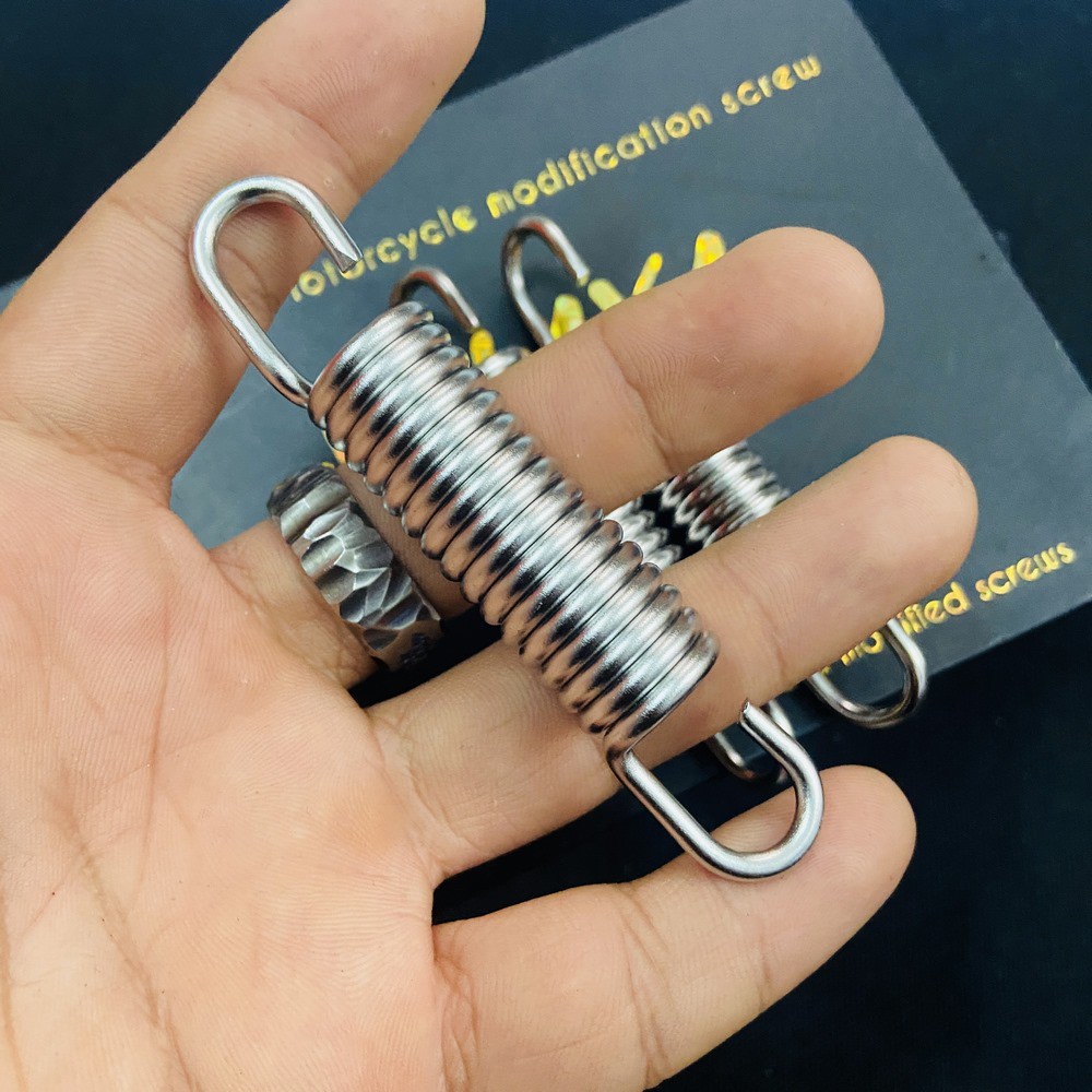 LÒ XO CHỐNG ĐỨNG VÀ CHỐNG NGHIÊNG CHO CÁC DÒNG XE HONDA INOX 304 BAO SÁNG BÓNG