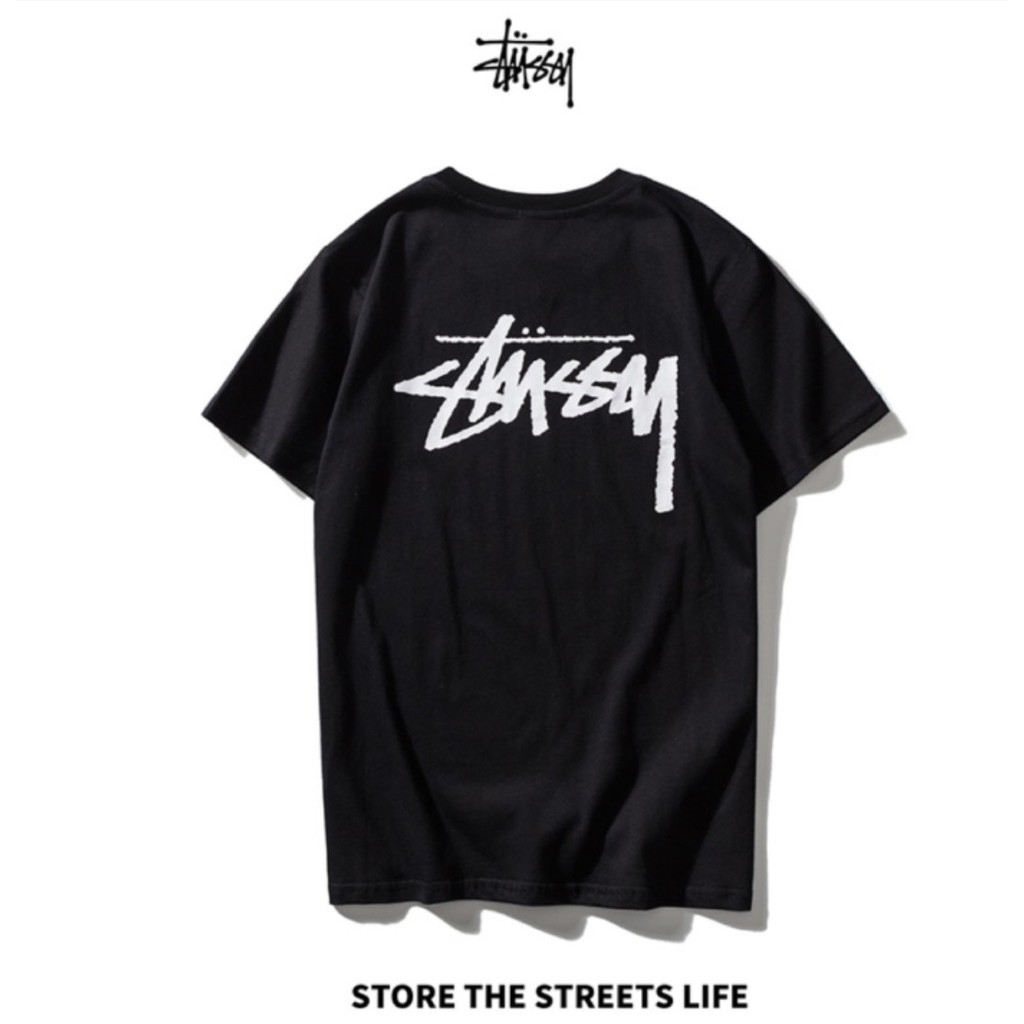 Áo thun Stee STUSSY Black and White Unisex