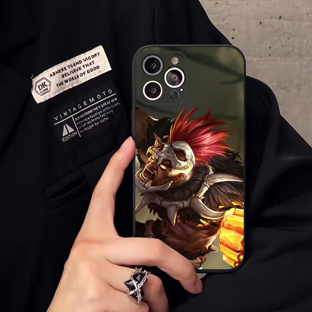 Ốp lưng liên quân RAZ 6 6S 6Plus 6S Plus 7 8 7Plus 8Plus X XSMax 11 ProMax XR 14 14Promax - Dcase Đen TD266