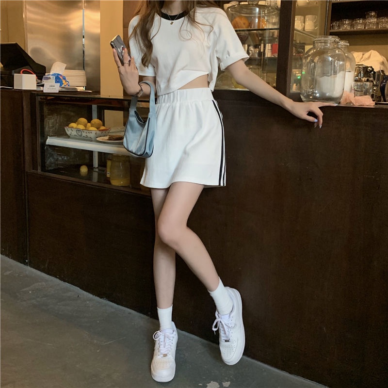 Bộ Đồ Thể Thao Hai Món Dáng Rộng Phong Cách Nhật Hàn Thời Trang Mùa Hè Mới Cho Nữ