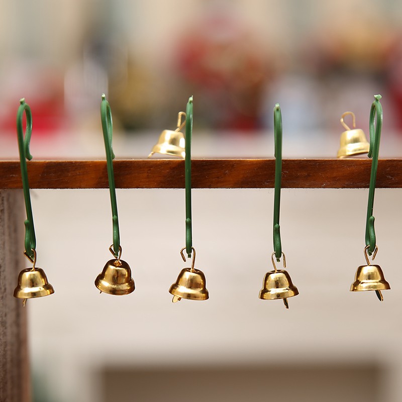 Bộ 10 Chuông Giáng Sinh 2cm Dùng Để Trang Trí