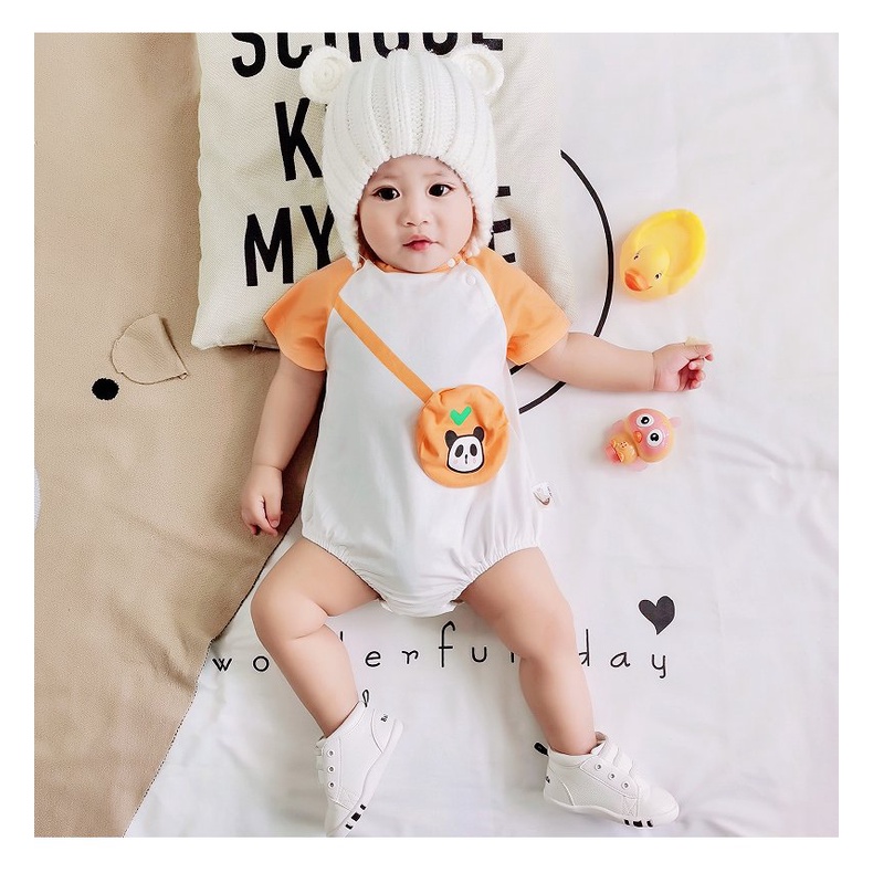 Bodysuit cho Bé Trai Bé Gái mẫu Body Chip Hè Sơ Sinh vải 100% Cotton Mềm Mịn kiểu dáng dễ thương từ 3-13kg