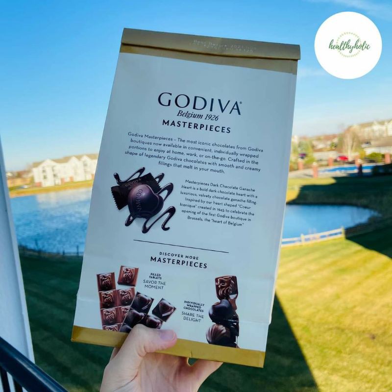 KẸO SOCOLA ĐEN HUYỀN THOẠI GODIVA BELGIUM VIÊN KẸO TRÁI TIM