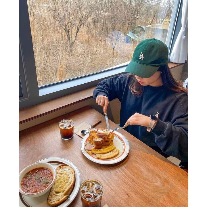 Mũ lưỡi trai, nón kết in chữ LA hot hit, phong cách unisex, chất liệu cotton kaki cao cấp, M82 - Hayna Hats