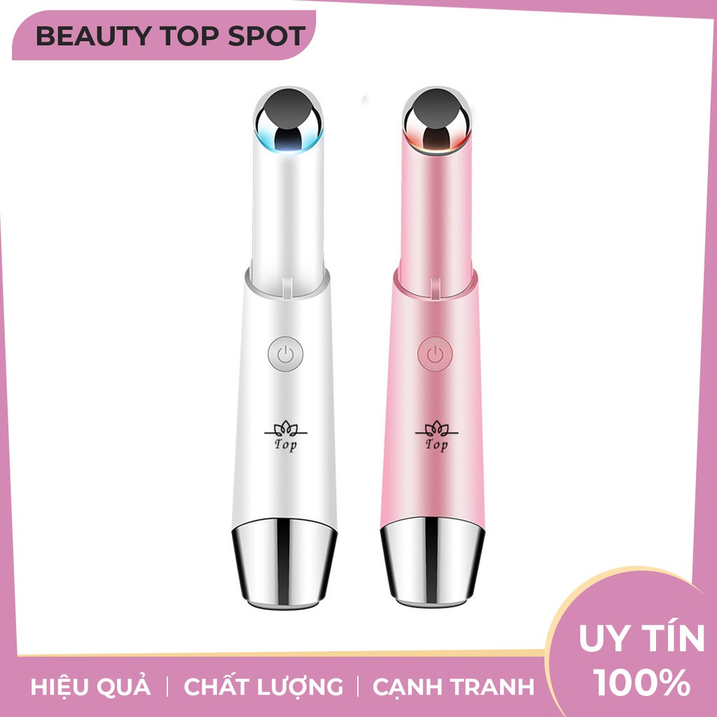 Máy Massage Mắt Và Môi Ion Ánh Sáng Đỏ & Xanh Dương Mini Hiệu Quả Tiện Lợi - Beauty Top Spot