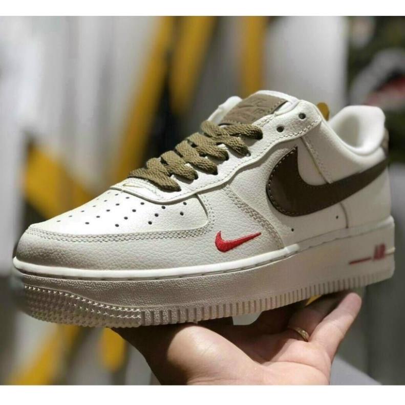 Giày Sneaker AF1 custom Vệt nâu chất lượng nguyên bản MSN2371