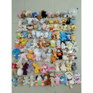 Combo 100 gấu bông loại 7k size 7cm tới 18cm