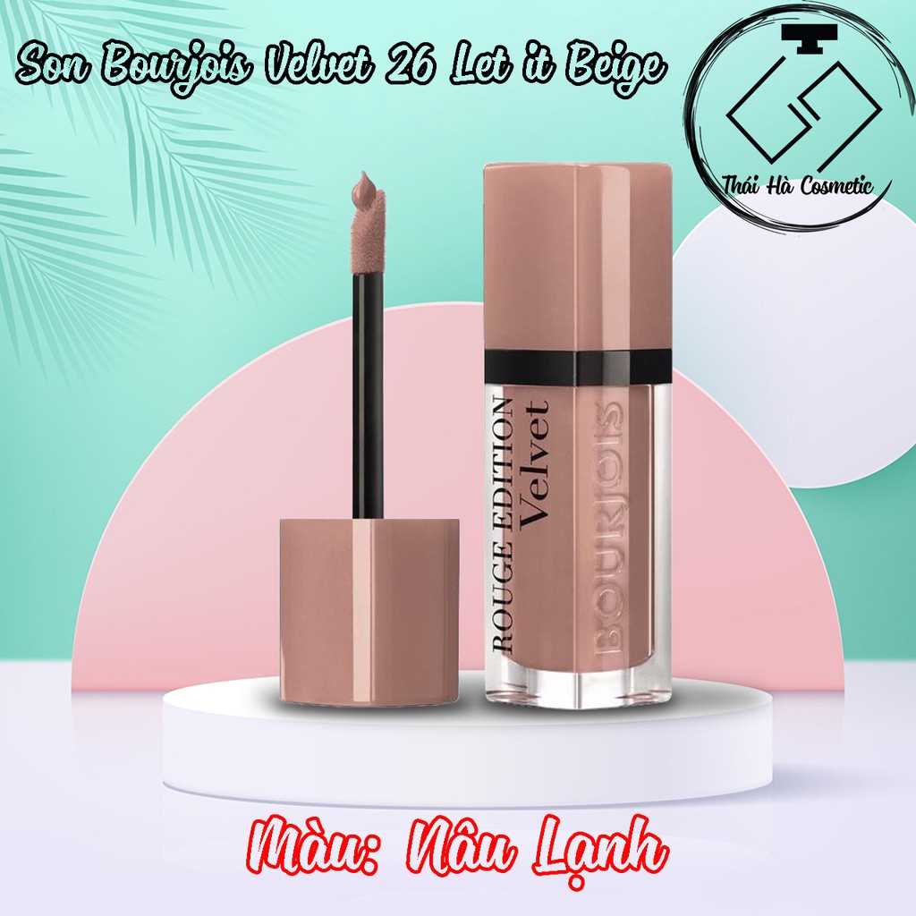 Son Bourjois Velvet 26 Let it Beige
