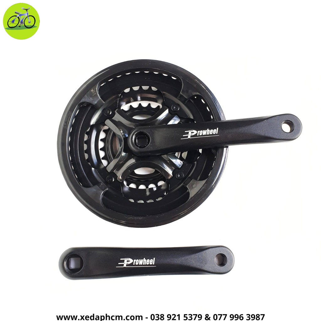 Đùi Dĩa Nhôm Xe Đạp 3 tầng MTB Prowheel 28-38-48T