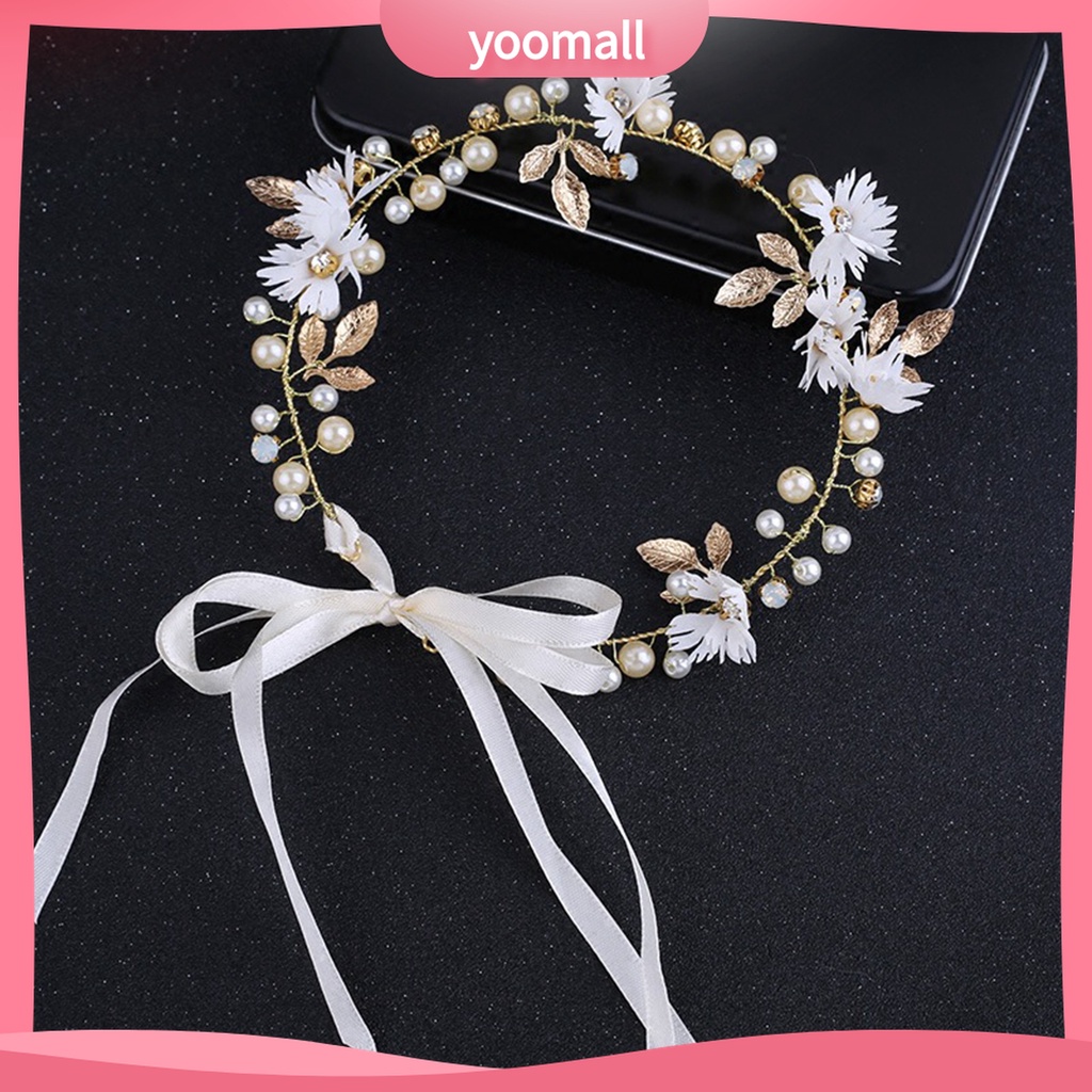 Băng Đô Cài Tóc Đính Hoa Dùng Trang Trí Cho Nữ