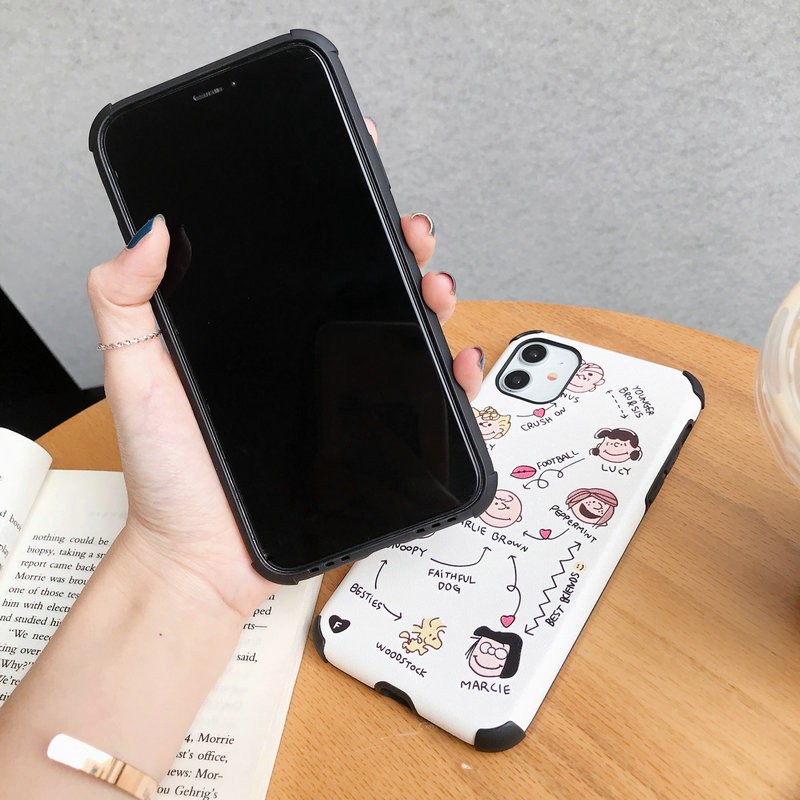 Ốp điện thoại họa tiết snoopy cho OPPO A53 A12 A12e A91 A31 A52 A92 2020 F11 F9 A3s A5s A7 A57 A83 F1 Plus Reno2F 3 Realme C1