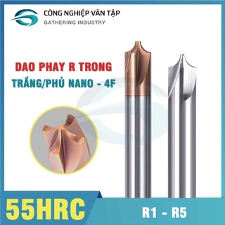 Dao phay R trong R1.5, R2.5, R4,R5 độ cứng HRC55