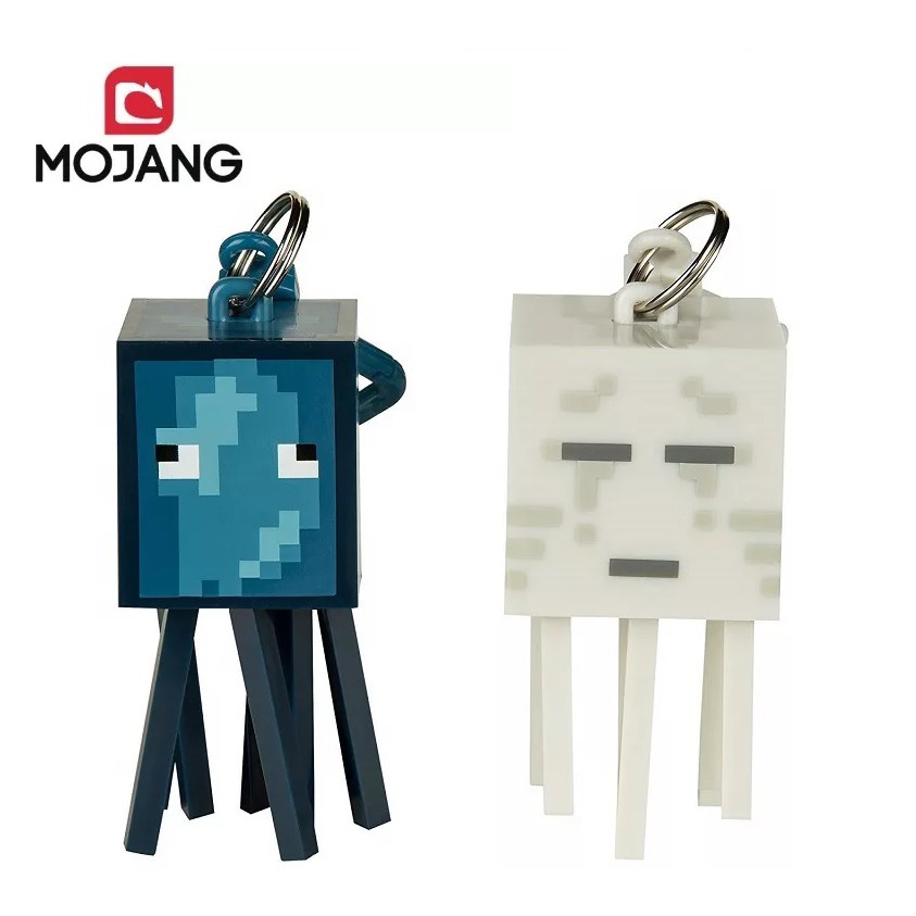 Móc khóa mô hình nhân vật minecraft chính hãng Mojang ngẫu nhiên