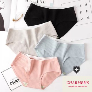 Quần lót nữ cotton cao cấp không viền không đường may kháng khuẩn cạp vừa
