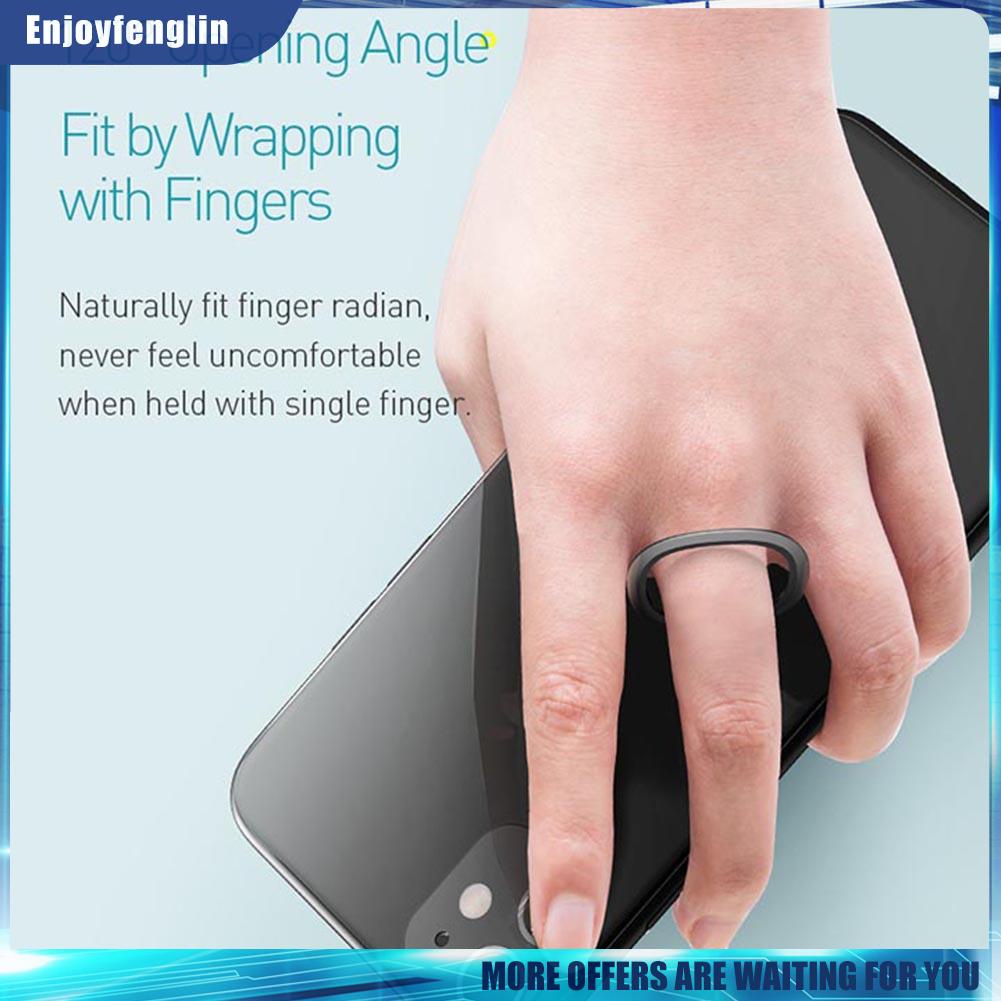 （Enjoyfenglin） Baseus Invisible Phone Finger Ring Holder for Phone Ultra Thin Car Mount