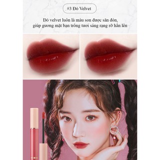 MS0004 Set 5 son kem MENGSIQI siêu mịn môi