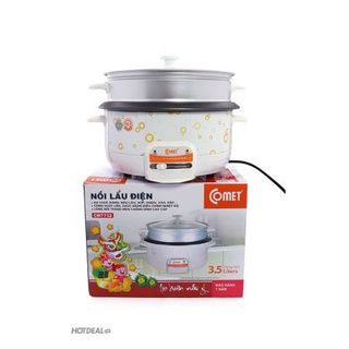 Chảo Lẩu Hấp Comet Cm7732 ( 3,5 Lít )