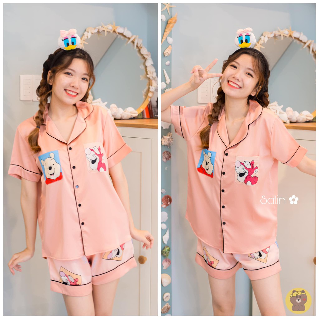 [NEW] Bộ Satin đùi gấu pooh | BigBuy360 - bigbuy360.vn