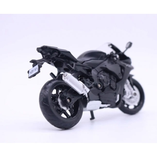 XE MÔ HÌNH MOTO Siêu xe YAMAHA YZF-R1 | MSZ tỷ lệ 1:18 màu Đen