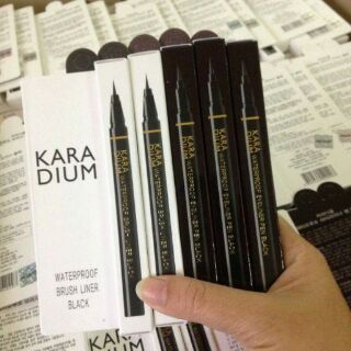 BÚT DẠ KẺ MẮT Karadium Waterproof Brush Liner Black