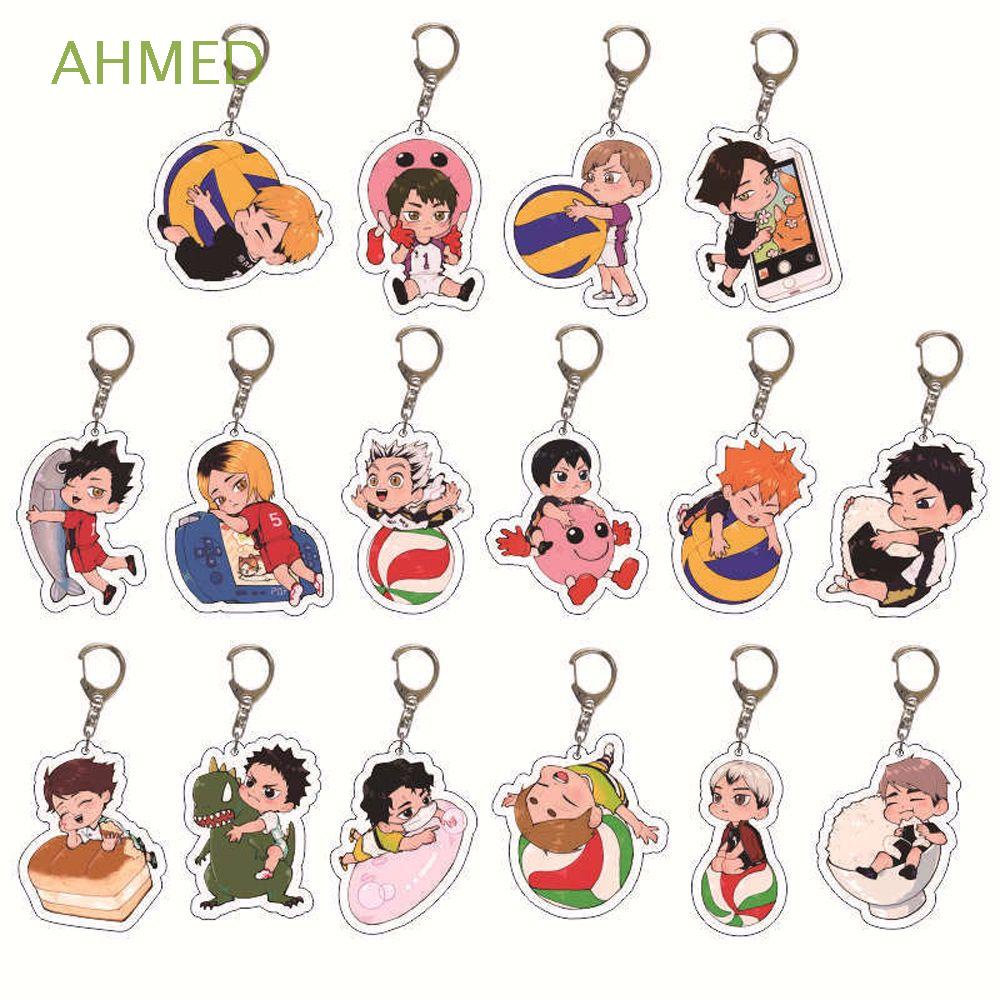 Móc Khóa Họa Tiết Hoạt Hình Haikyuu Dễ Thương