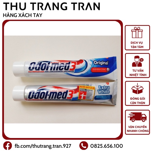Kem đánh răng Odol-med3 75ml [Mẫu mới nhất]