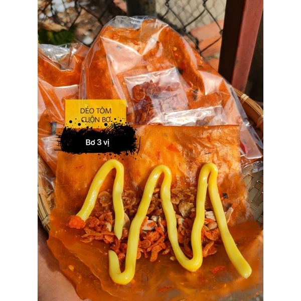 Bánh tráng dẻo tôm bơ 3 vị muối tép hành phi chính gốc giá sỉ DACSANPHANRANGSO1