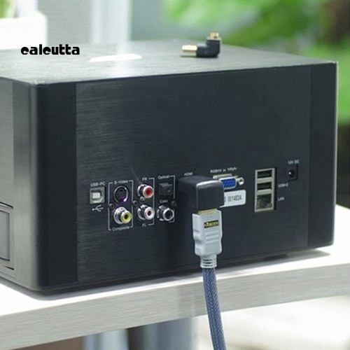 Bộ chuyển đổi đầu cắm V1.4 HDMI 90 độ góc phải sang ổ cắm cho 1080P 3D TV LCD HDTV