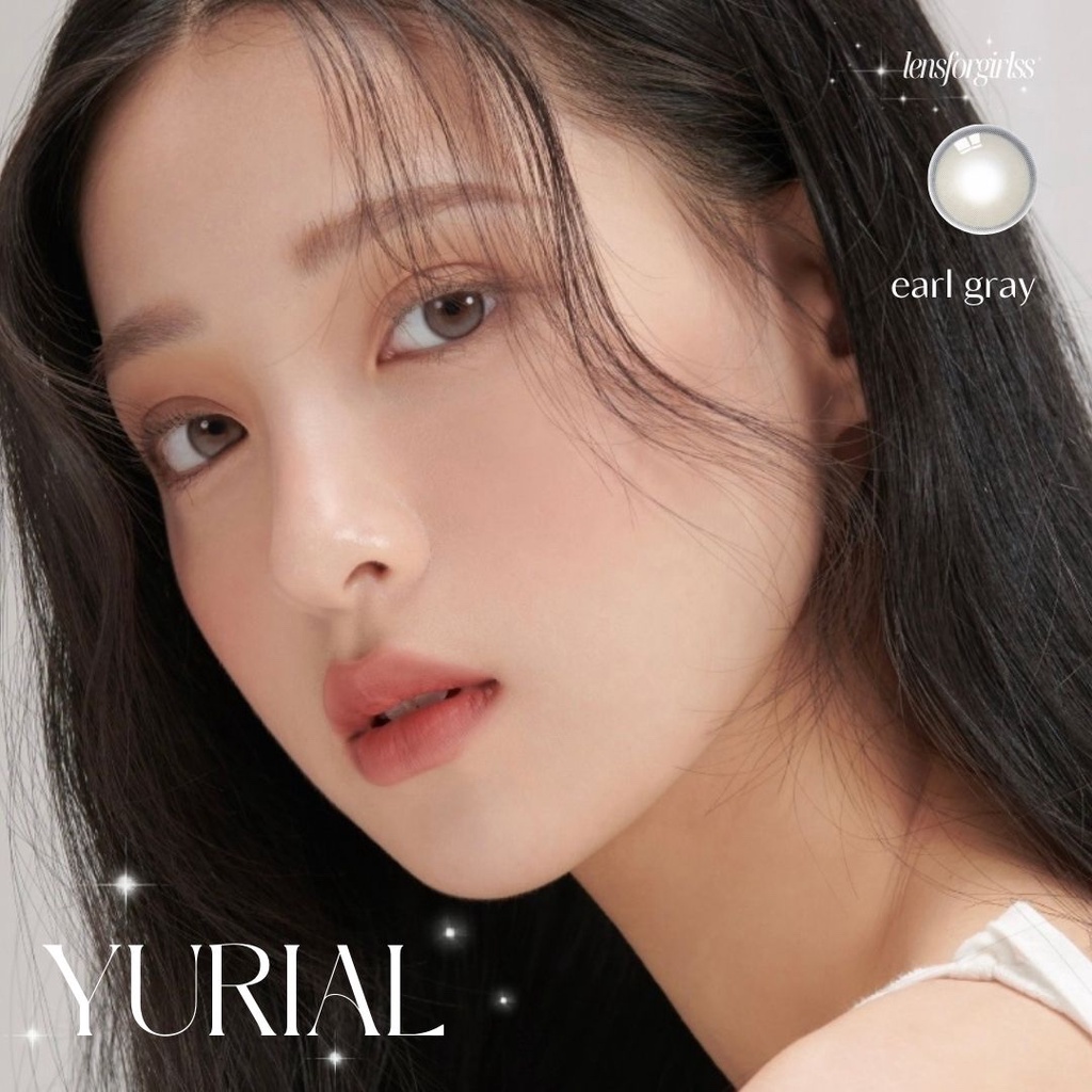 Kính áp tròng 1 NGÀY YURIAL EARL GRAY chính hãng IDOL LENS | Lens 1 ngày