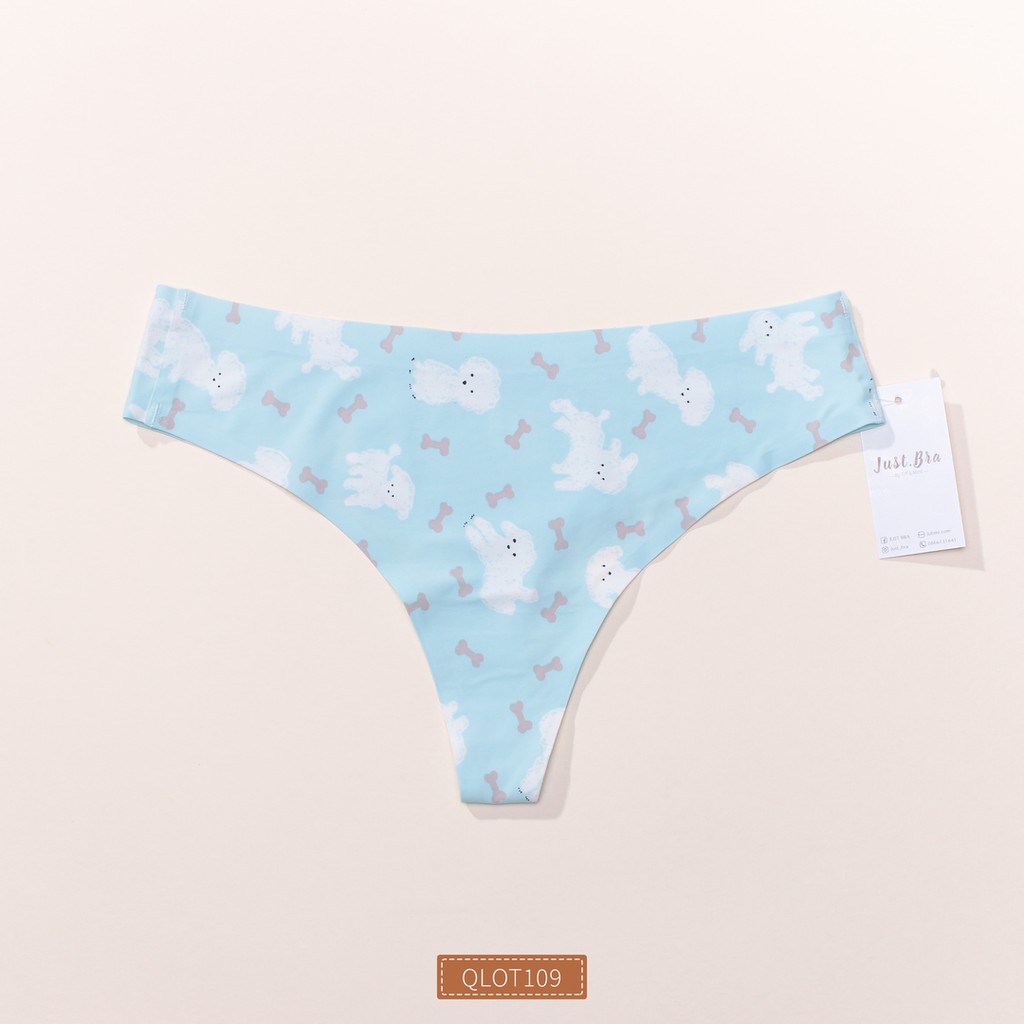 [Mã WABR2711 giảm 10% đơn 250K] Quần lót lọt khe Just Bra Họa tiết đáng yêu QLOT109 | BigBuy360 - bigbuy360.vn