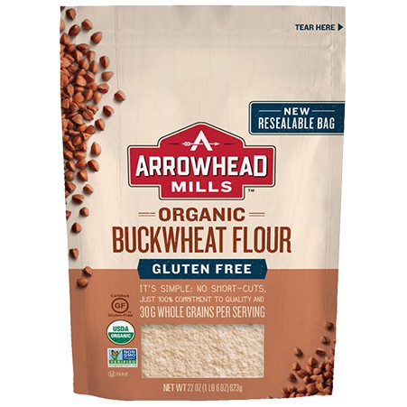 BỘT KIỀU MẠCH_ HIỆU ARROWNHEAD MILL ORGANIC BUCKWHEAT FLOUR  - 623G