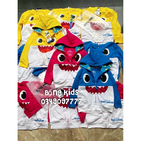 Áo Khoác Nỉ Bé Trai &amp; Bé Gái Baby Sh@rk
