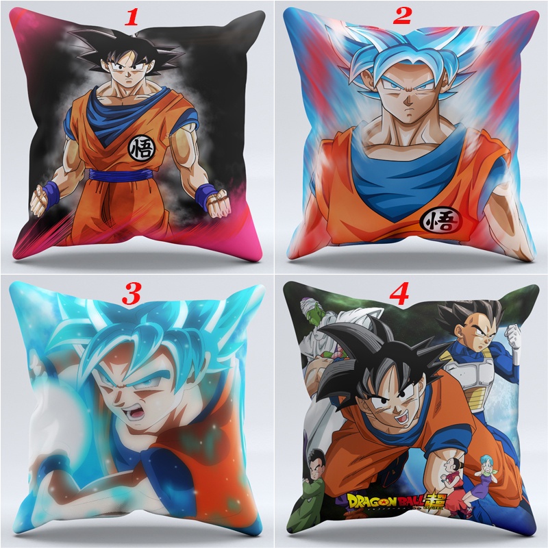Vỏ Gối Đơn In Hình Goku Dragon Ball Chất Liệu Polyester