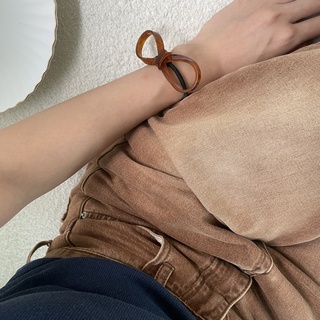 Cột tóc nơ Modleaf Ribbon tie Hàn Quốc
