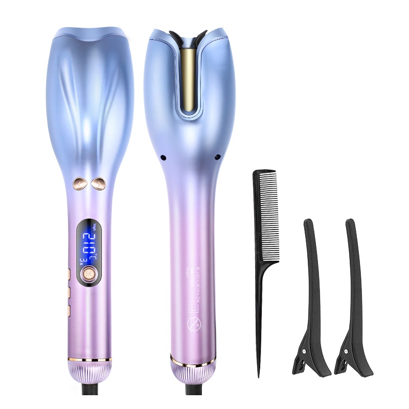 Ubeator Multi-Automatic Hair Curler Hair Curling Iron LCD Ceramic Rotating Hair Waver Magic Curling Wand Irons Hair Styling Tools