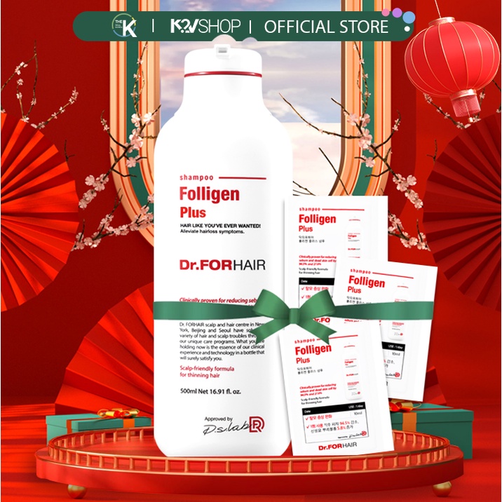 Dầu Gội Ngăn Rụng Tóc DR. FORHAIR Folligen Plus 500ml