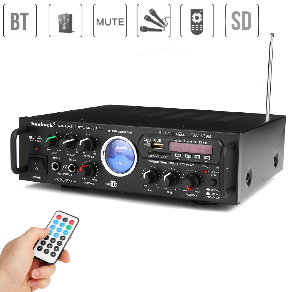 Bộ Khuếch Đại Âm Thanh Bluetooth 600w