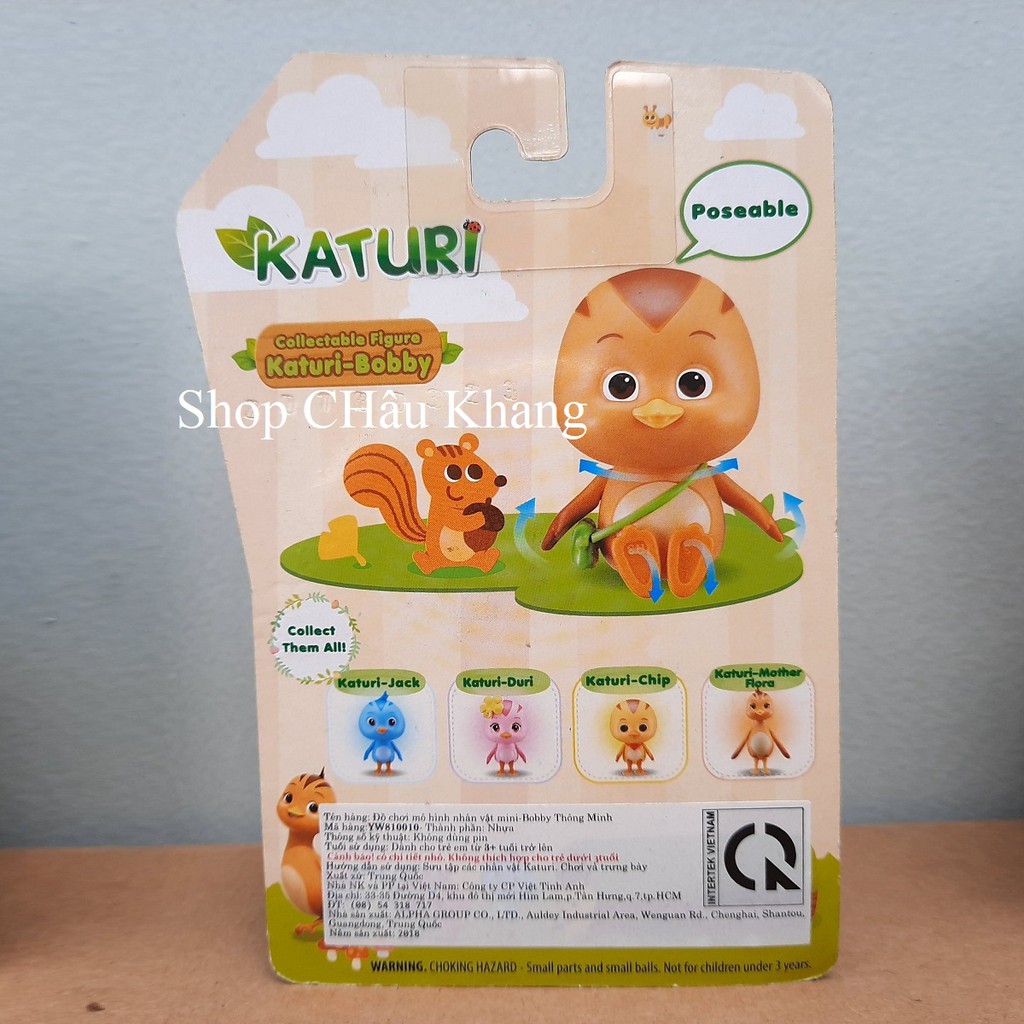 Mô Hình Nhân Vật Mini - Bobby Thông Minh - Katuri YW810010