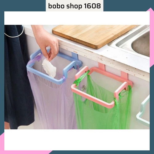 Giá treo khăn, túi nilong đựng rác hợp vệ sinh 1302 BOBO SHOP