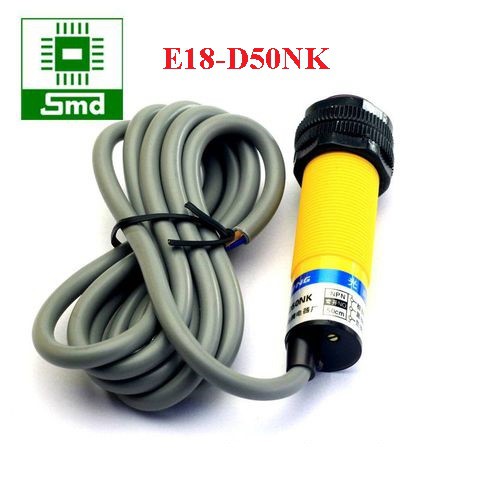 Cảm Biến Khoảng Cách E18 D50NK D80NK NPN thường mở chiều dài 80cm