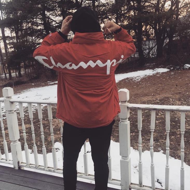 supreme champion track jacket red