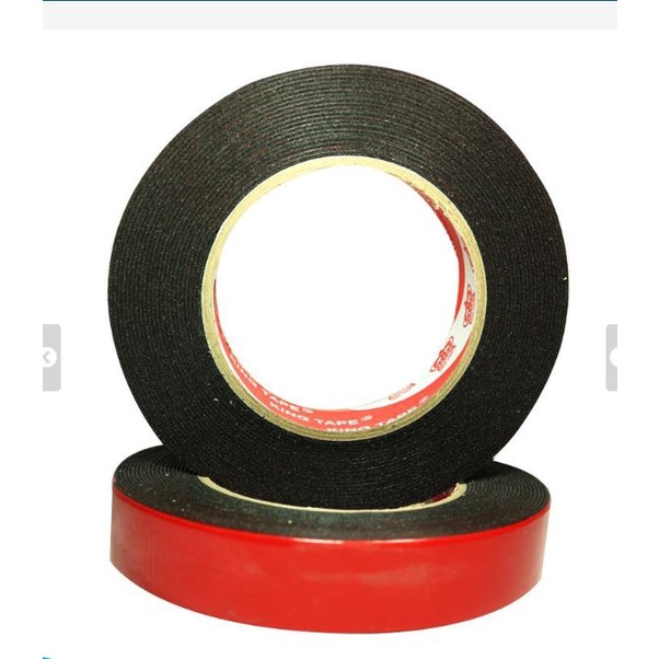 1 cuộn Băng Keo Hai Mặt dạng xốp Độ Dính Cao 2,4cm- Hàng loại 1, siêu dính, siêu chắc- chuyên dán nẹp