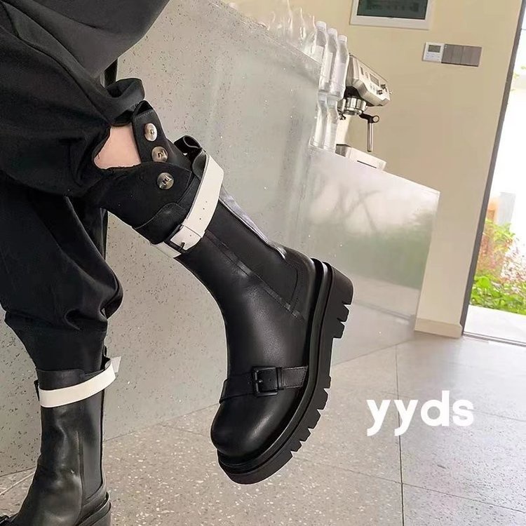 Giày Bốt Cao Gót Mũi Tròn Thời Trang Cá Tính Cho Nữ | BigBuy360 - bigbuy360.vn