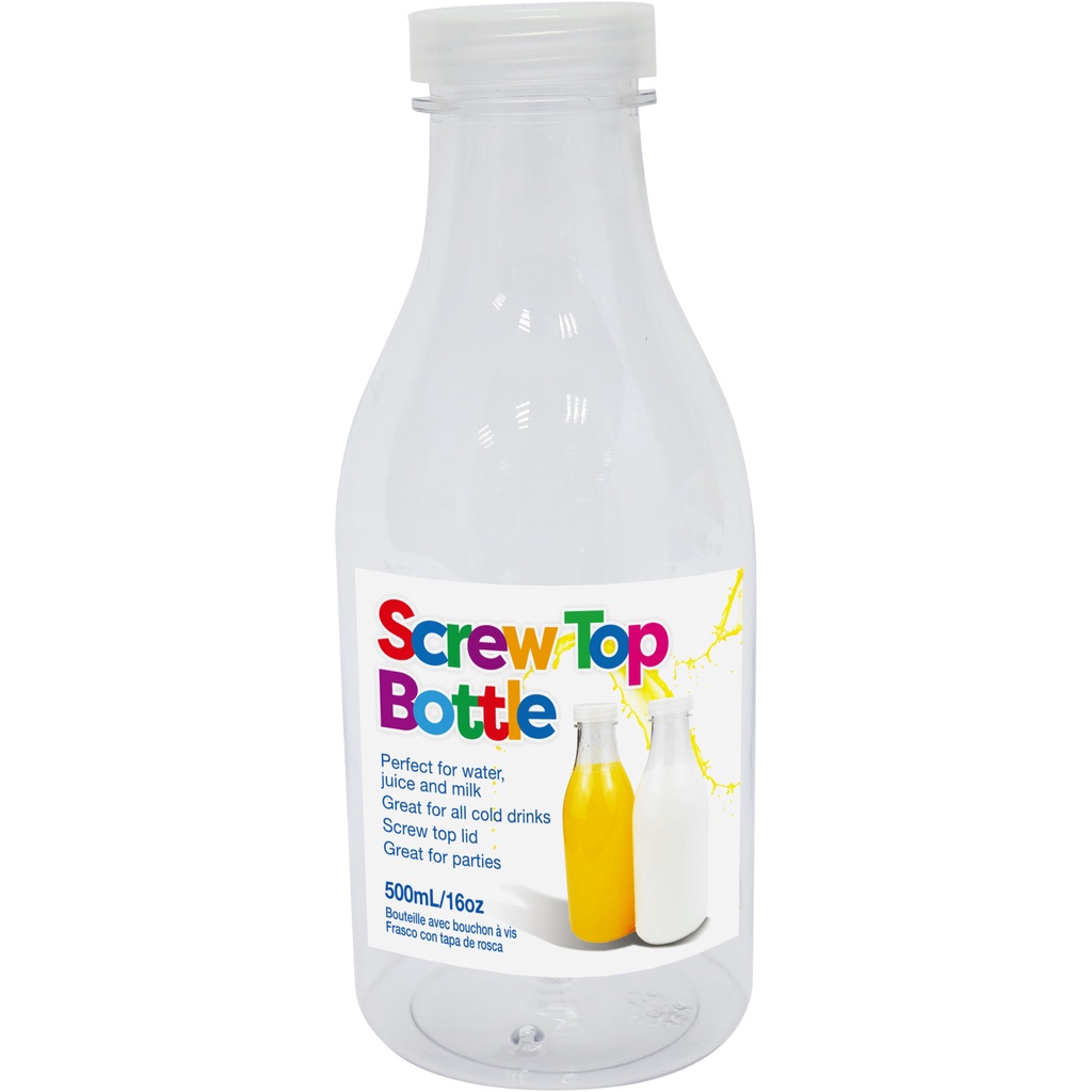 Bình Nhựa Nắp Vặn 500ml/Cái Uncle Bills KS1408