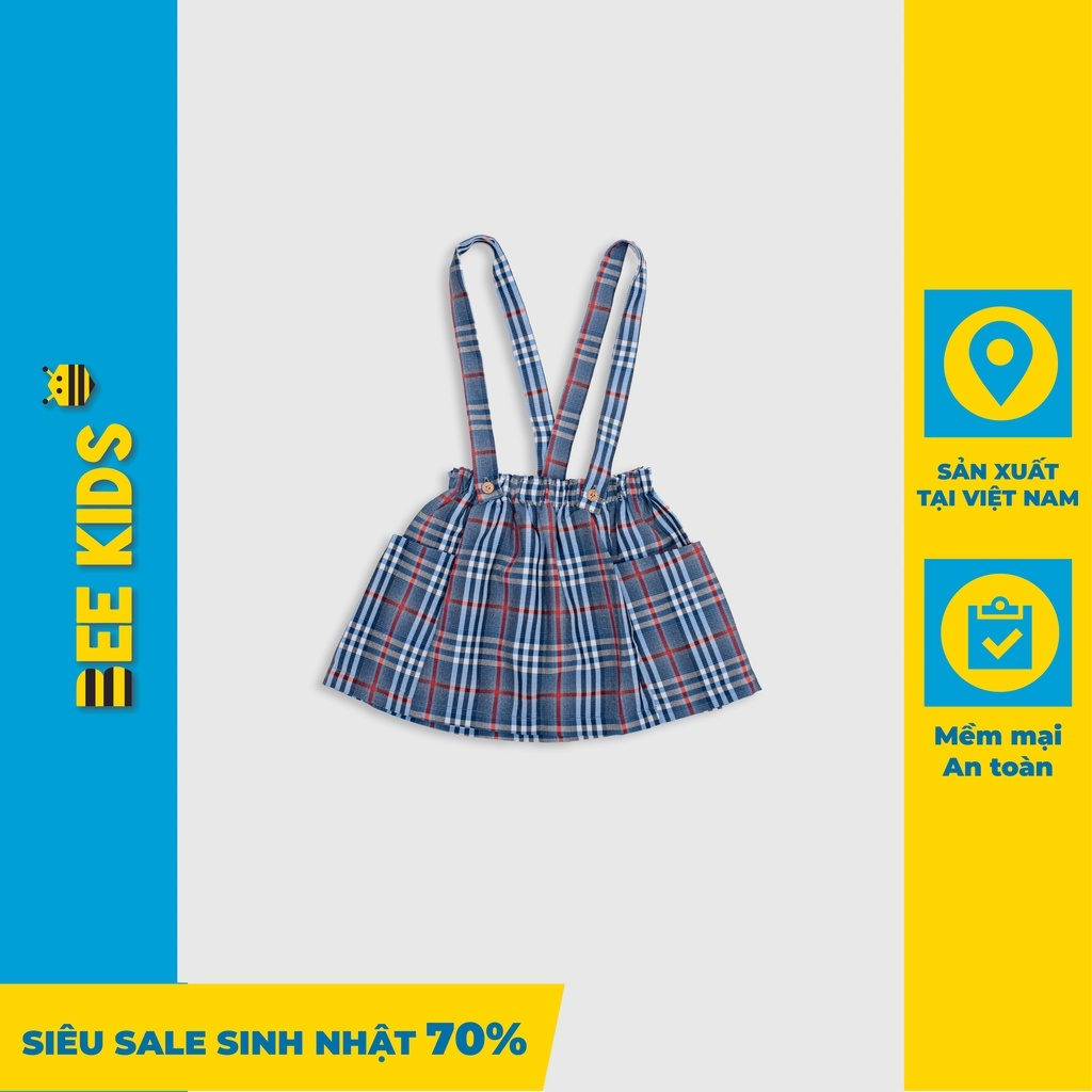 Yếm Bé Gái Bee Kids Chất Liệu Thô Mềm Mịn , Không Bai Không Xù (1-6 Tuổi)7JC00801LT