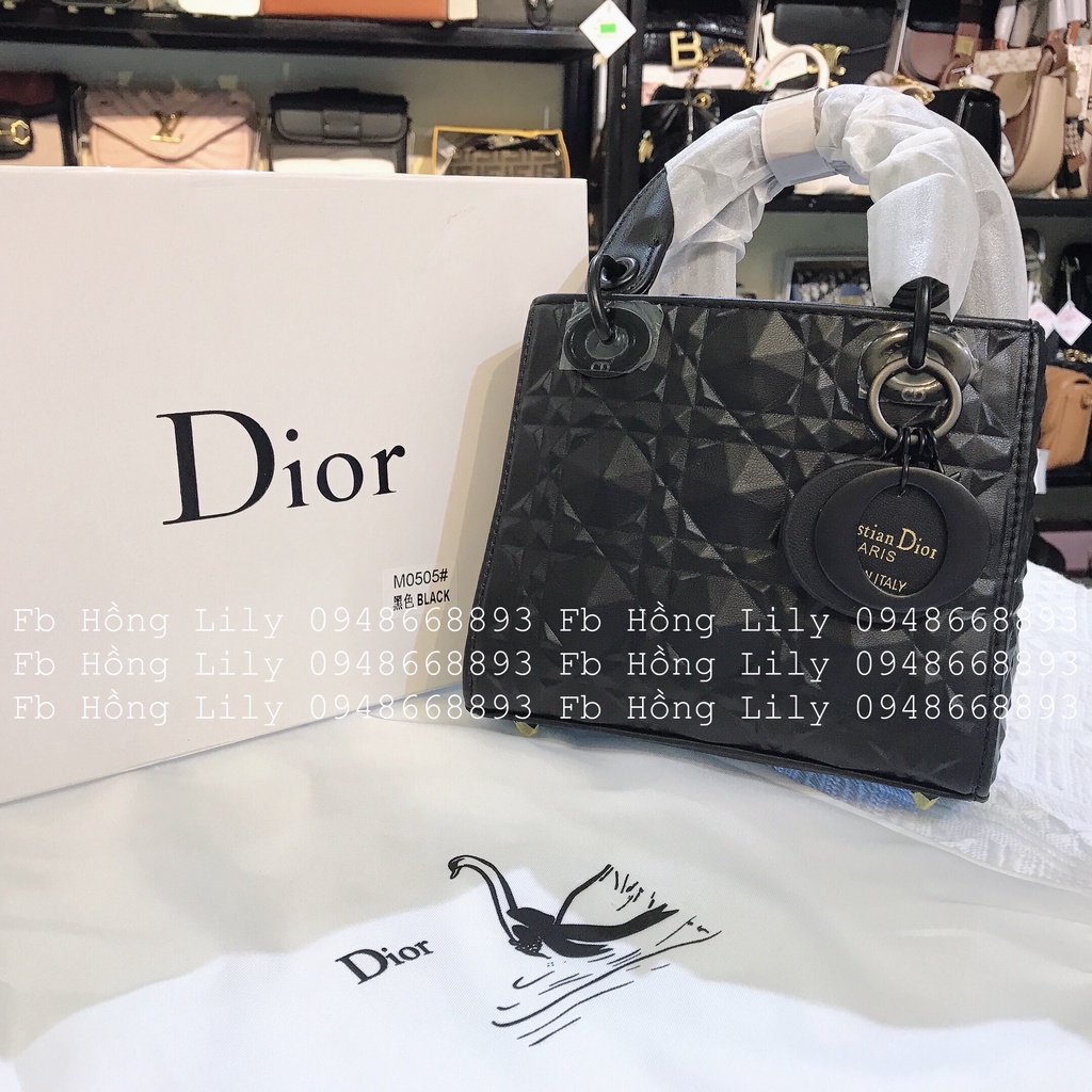 Túi DI OR vân kim cương tang mờ fullbox siêu xinh